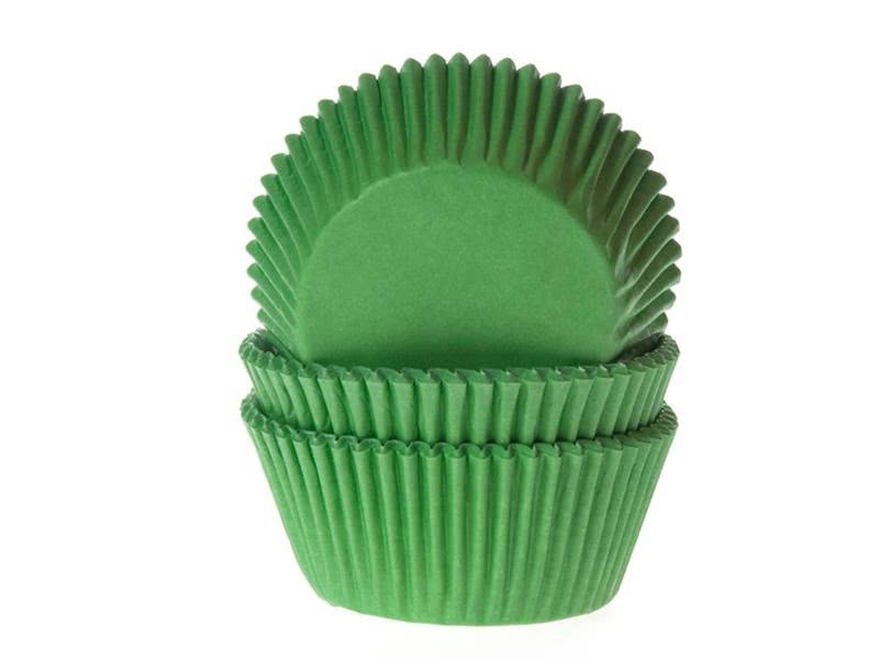House of Marie Baking Cups - Grass Green 50 Stück
