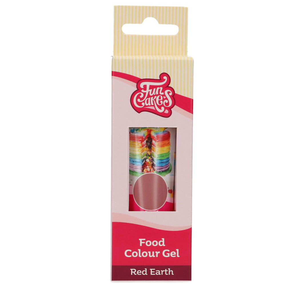 FunCakes Edible FunColours Gel - Red Earth
