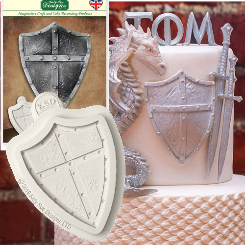 Katy Sue Silikonform - Shield - Schild