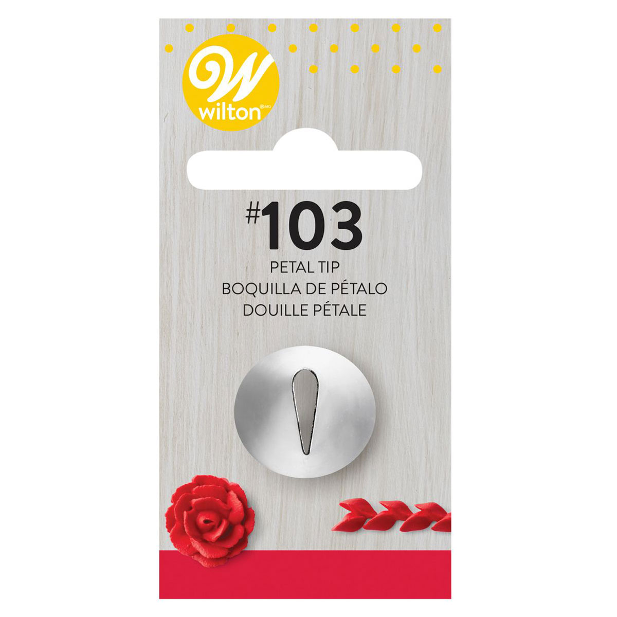 Wilton Decorating Tip #103 Carded - Rosentülle