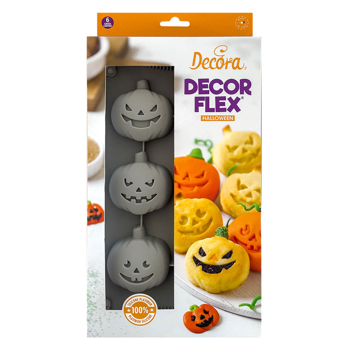 Decora Decorflex Halloween - Silikonbackform Kürbis