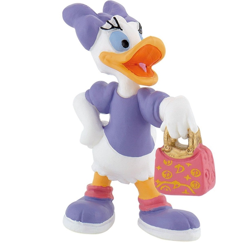 Dekorative Tortenfigur - Daisy Duck mit Tasche 6,0cm