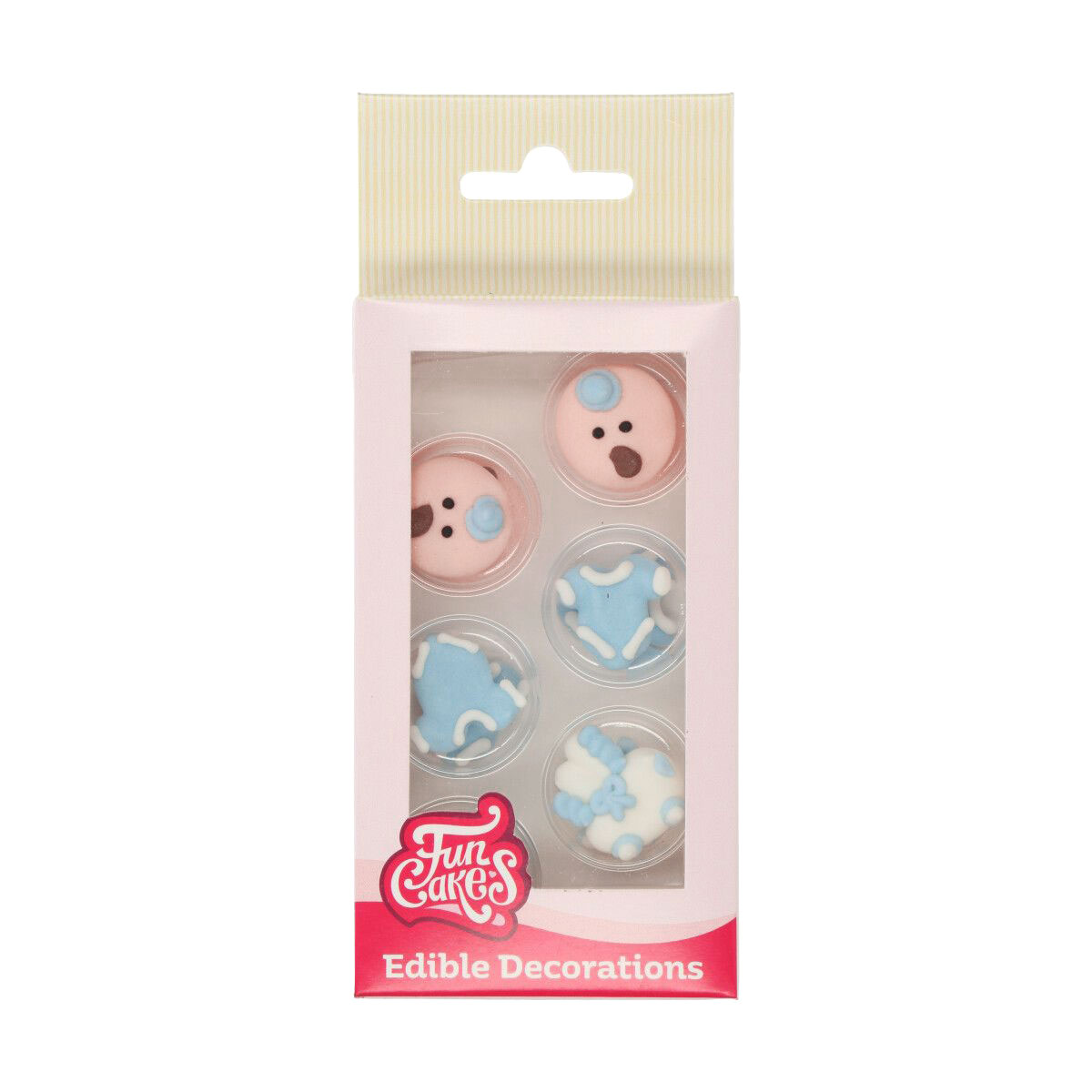 FunCakes Zuckerdekoration Baby Junge Set/12