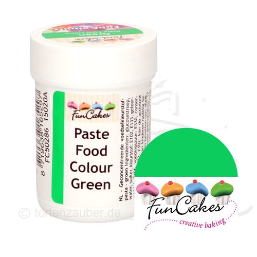 Funcakes Funcolours Pastenfarbe - Green 30g