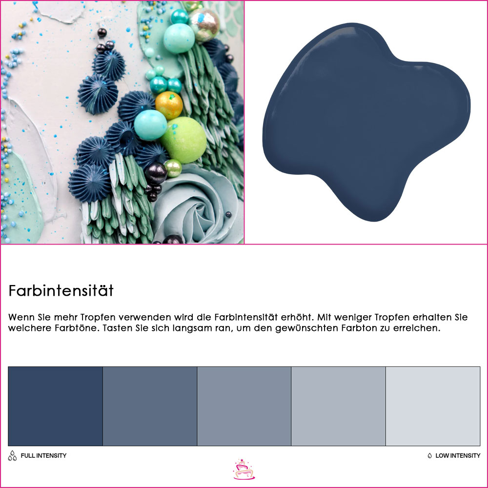 Colour Mill fettlösliche Lebensmittelfarbe - Midnight 20ml 