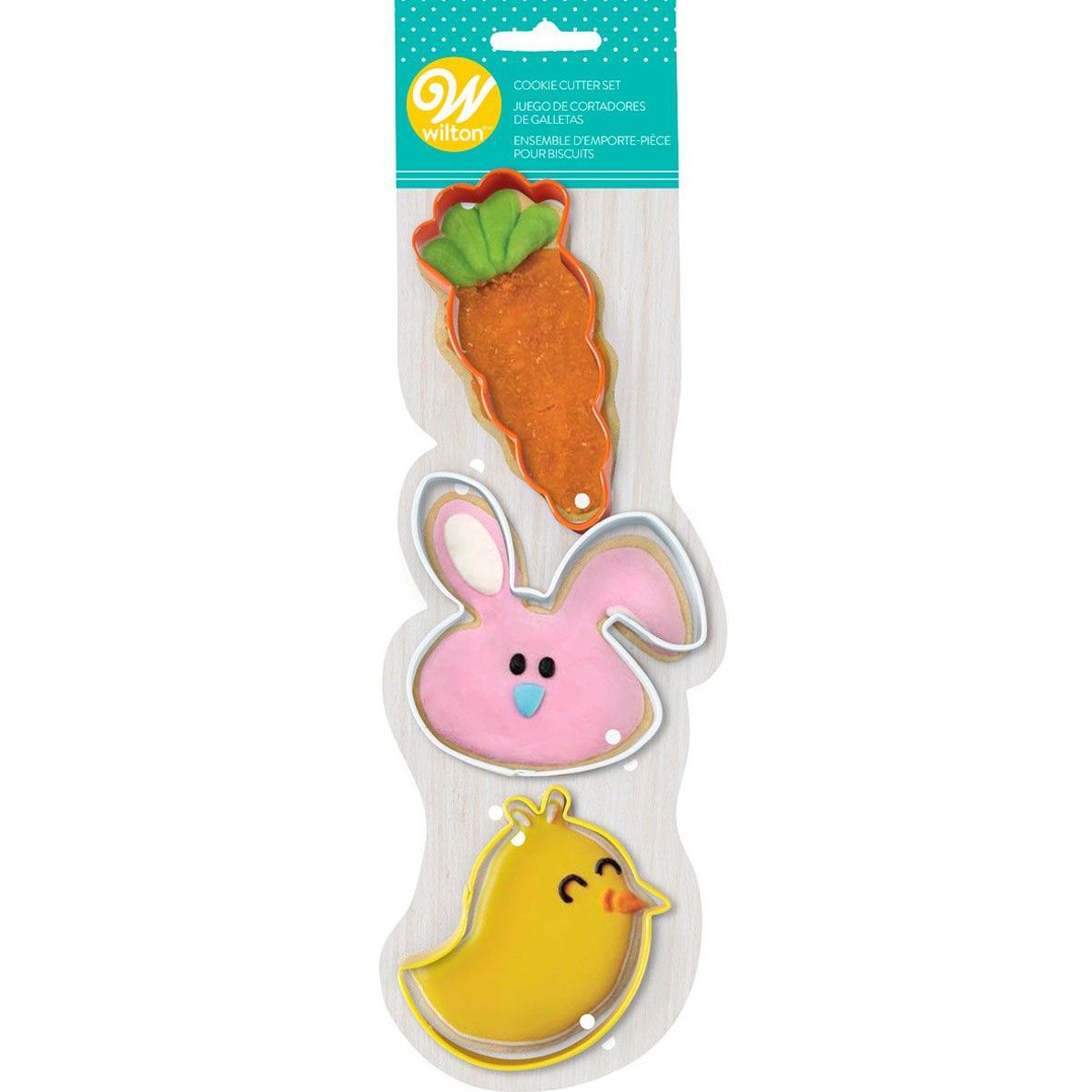 Ostern Ausstechformen-Set (6 Teile) – Große Motive: Hase, Karotte, Ei & Mehr – Aus Lebensmittelechtem Edelstahl
