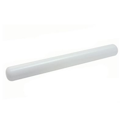 Wilton Nudelholz Mit Höhenringen – 22,5 Cm Lang, Kunststoff, Weiß, Für Fondant & Marzipan