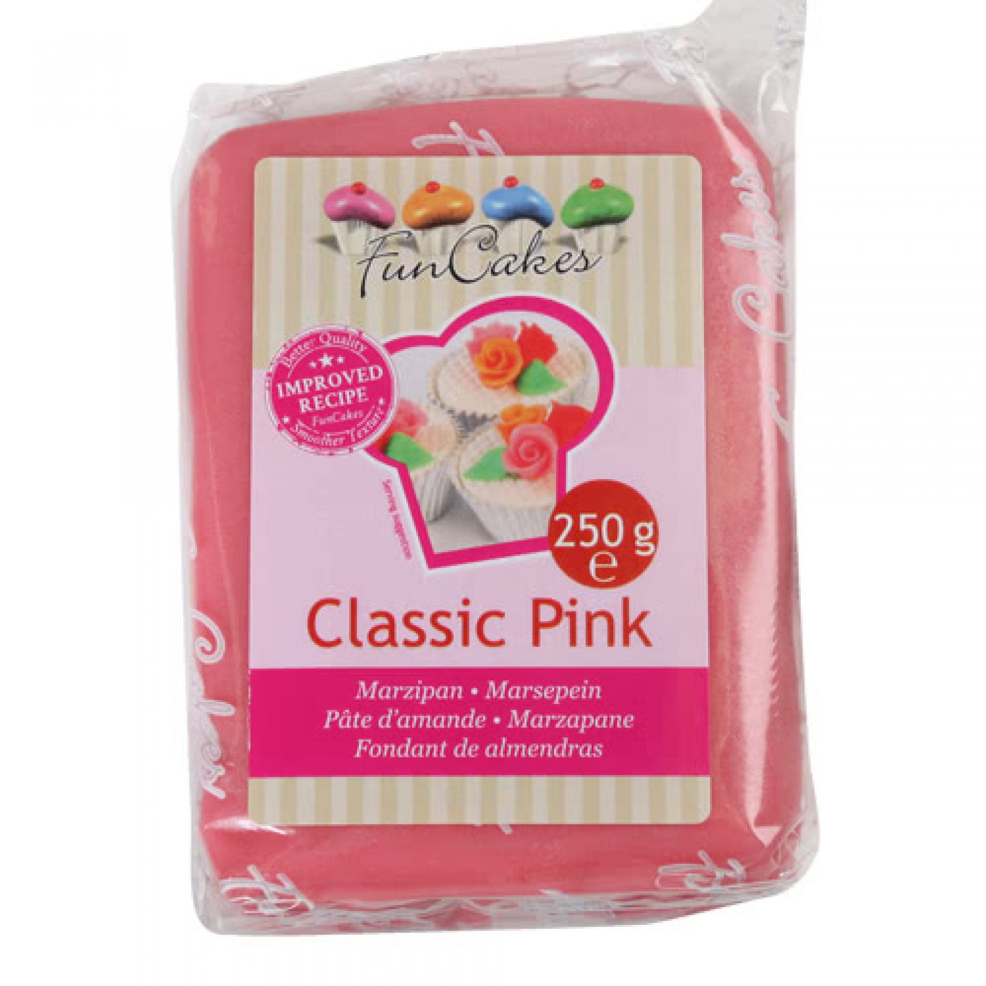 FunCakes feines Marzipan Classic Pink 250 g